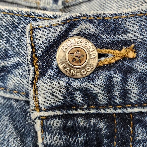 Vintage Arizona Jeans Mens 36X36 Blue Relaxed Fit Distressed Straight Leg Casual - Picture 2 of 15